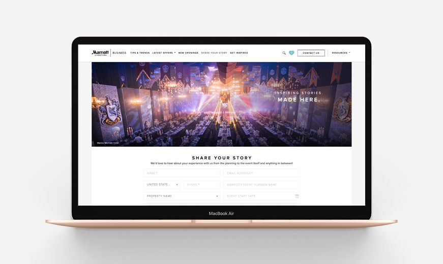 Marriott International | Content Hub by Mediatropy